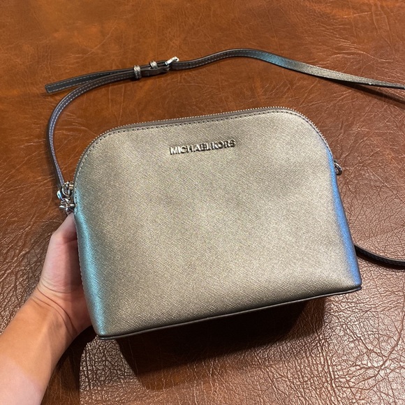 Michael Kors Handbags - MICHAEL KORS silver crossbody